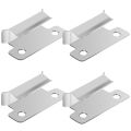 Creality 4PCS 3D Printer Parts Stainless Steel Glass Heated Bed Clips Clamp Holder Heatbed Clip For Ender 3 V2 Ender3 Pro CR-10S.