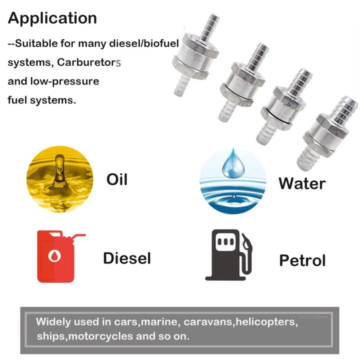 New%20Fuel%20Non%20Return%20Check%20Valve%206/8/10/12mm%20Aluminium%20Alloy%20Petrol%20Diesel%20Water%20Fuel%20Line%20One%20Way%20for%20Peugeot%20Renault%20-%20Image%204