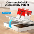AMPCOM RJ11 RJ45 Faceplate Wall Socket Wallplate Face plate 1-Port 2-Port 4-Port Networking Telephone Socket Outlet Mount Panel. 