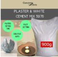 Molding Mixture( white cement and plaster). 