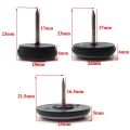 16/19/22/25/32/38mm Table Chair Foot Sliders Round Furniture Legs Pads With Screw Cabinet Sofa Glides Floor Protectors Sliders.