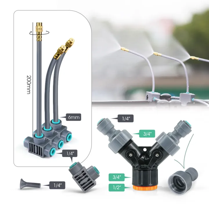 1/4''%20Flexible%20360%C2%B0%20Rotary%20Adjustment%20Brass%20Nozzle%20Irrigation%20Set%20Quick%20Connection%20Automatic%20Atomization%20Garden%20Watering%20System%20-%20Image%203