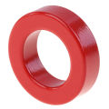 T200-2 T157-2 Iron Ferrite Toroid Cores For Inductors Iron Powder Core Red Ring Low Permeability Powder Core 75μo 10μo. 