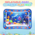 Baby Water Play Mat Inflatable Cushion PVC Infant Tummy Time Toddler Water Pad For Kids Early Education Developing Activity Toys. 
