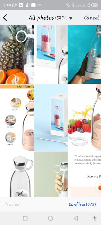 Fresh Juice Portable Bottle Blender