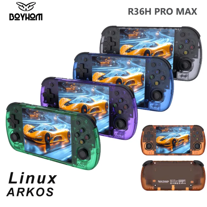 NEW R36H PRO Retro Handheld Video Game Console Linux System 4.2 Inch ...