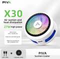 PIVA B2,B3,X30,B25 Detachable Back Clip Magnetic Attraction Ring Light Gaming Mobile Cooling Fan Cooler for Phone. 