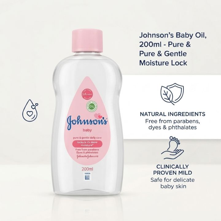 Johnson's%20Baby%20Oil%20200ml%20Gentle%20Daily%20Massage%20and%20Moisturizing%20Oil%20for%20Baby%20Skin%20-%20Image%202