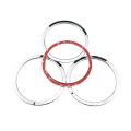 Car Door Radio Speaker Ring for Nissan X-Trail Xtrail T32 2014 - 2022 4Pcs ABS Stereo Cover Circle Sticker Accessories. 