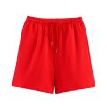 Women Summer Fashion 2 Pieces Short Sets Solid Loose T-Shirt and High Elastic Waist  Shorts Sportswear Female Chic Lady. 