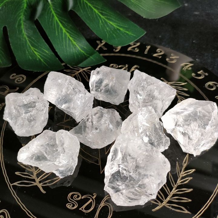 2.5-3.5cm Gorgeous Clear Quartz Healing Rough Natural Raw Stones Crystal For Reiki Healing