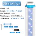 Extensible Waterproof Clip on Lamp For Fish Tank Super Slim LED Aquarium Lighting Aquatic Plant Light. 