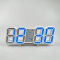 Creative 3d Stereo Mini Clock Led Digital Clock Wall Clock Desk Desk Clock Alarm Clock Living Room Clock Diy. 