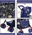 New Born Baby Stroller Pram | Easy Fold for Newborn Baby | No 008 | Kids Reversible Handle Backer 360 Degree Rotation Wheel | Easy Carry Travel | Washable Cover Go Cart. 