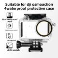 For Action 5 Pro Waterproof Case Diving Underwater 50M/164FT Protective House Shell for Action 5 Pro 4 3 Accessory.