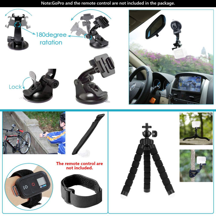 Action%20Camera%20Accessories%20Set%20For%20%20Hero13%2012%2011%2010For%20%20Yi%20Insta360%20X4%20X3%20Case%20Kit%20Strap%20Mount%20Selfie%20Stick%20Motorcycle%20-%20Image%203