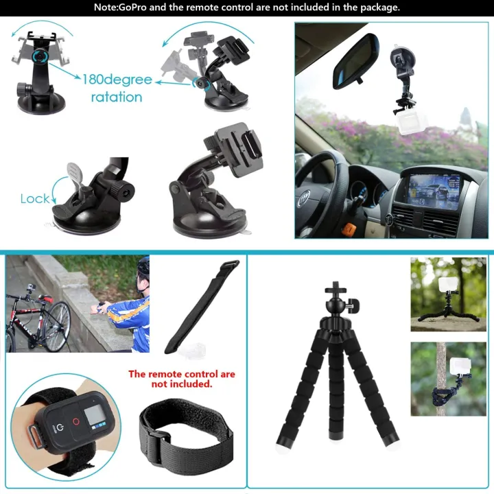 Action%20Camera%20Accessories%20Set%20For%20%20Hero13%2012%2011%2010For%20%20Yi%20Insta360%20X4%20X3%20Case%20Kit%20Strap%20Mount%20Selfie%20Stick%20Motorcycle%20-%20Image%203