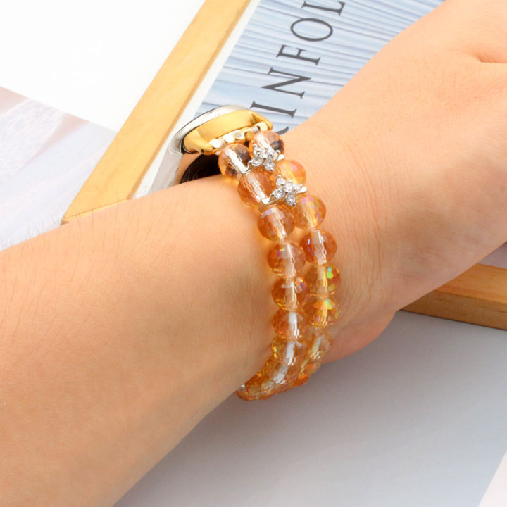 Crystal%20Jewelry%20Bracelet%20for%20Xiaomi%20Smart%20Mi%20Band%208/%209/10%20Bands%20for%20Women%20Beaded%20Bling%20Dressy%20Wristband%20Replacement%20Wrist%20Strap%20-%20Image%204