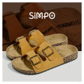 Leather Sandal For Men And Women Beach Sandals 2025 Designer Men's Shoes Women Comfortable Slipper Original Brands Shoes Summer.