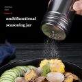 Stainless Steel Twist Lid Spice Shaker Salt Sugar Pepper(small). 