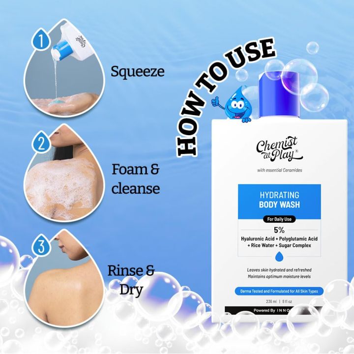 Chemist%20At%20Play%20Hydrating%20Body%20Wash%20%7C%20With%205%25%20Hyaluronic%20Acid%20Bodywash%20for%20Intense%20Hydration%20%7C%20Reduces%20Flakes%20&%20Itchiness%20%7C%20For%20Dry%20Skin%20%7C%20Polyglutamic%20Acid%20&%20Hyaluronic%20Acid%20%7C%20For%20Women%20&%20Men%20%7C%20236ml%20-%20Image%203