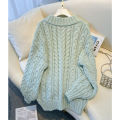 MEXZT Harajuku Sweater Women Fashion Oversized Pink V Neck Knitted Pullovers Korean Long Sleeve Knitwear Winter Casual Jumpers.