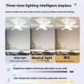 Ceiling Fan with Light E27 Fan Light with Remote Control Super Quiet Socket Ceiling Fan for Bedroom Kitchen Home Lighting. 