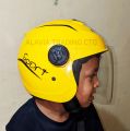 BABY BIKE ICON HELMET FOR (3 TO 12 YEARS) BOYS & GIRLS - YELLOW. 
