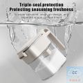 HUA HUA Sealed Glass Seasoning Jar Moisture-Proof Leak-proof Sugar And Salt Container With Dustproof Spice Jars Bottle Kitchen.