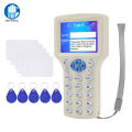 10 English Frequency RFID Copier Duplicator 125KHz Key fob NFC Reader Writer 13.56MHz Encrypted Programmer USB UID Copy Card Tag. 