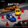 New 1/43 Desktop Mini RC Remote Control Car Drift Car RX7 Racing Remote Control Table Decoration JDM Mosquito Car Boy . 