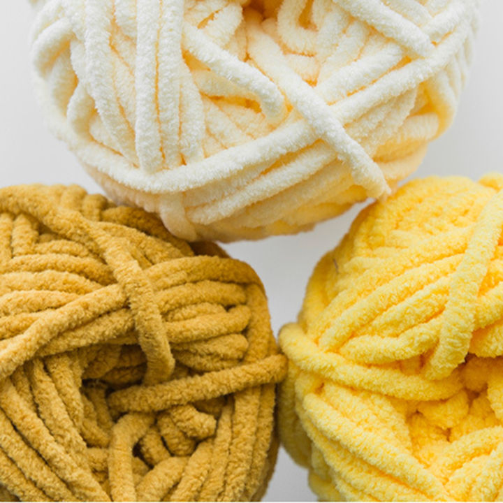 50g%20Thick%20Velvet%20Yarn%20Handmade%20DIY%20Knitting%20Yarn%20Wool%20Line%20Baby%20Scarf%20Hat%20Soft%20Chenille%20Yarn%20Knit%20Wol%20-%20Image%205