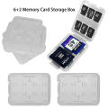 Large Capacity Sd+Tf Card Box Xd Xqd Card Cf Card Concert Camera Memory Card Box  Camera Card Box. 