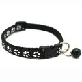 Adjustable Cat Collar with Bell – Paw Print Design. 