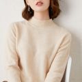 Autumn Winter Knitted Shirts Women Sweaters Pullover Tops Fashion Female Long Sleeve Skinny Elastic Casual Mock neck Sweater. 