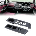 Front Armrest Upper Panel Right Hand Drive Side Ergonomic Door Window Switch Bezel Cover for Yaris Vitz Door Window Switch Bezel. 
