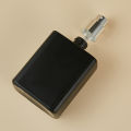 50ml  Black White Square Glass Spray Perfume Bottle Cosmetic Packaging Empty Bottles Can Be Filled in Perfume Bottles. 