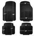 High quality 3 PCS Car Universal PVC Car floor mat - black. 