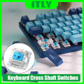 For Backlit Mechanical Keyboard Switches Mechanical Keyboard Replacement Axis Clicky Linear Tactile Silent Cross Shaft Switches. 