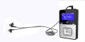 Yaakin K1, personal digital DAB+, DAB / FM radio, MP3 player mini radio, SD card recordable radio, rechargeable battery, portable handheld radio, walking or jogging, including headphones. 