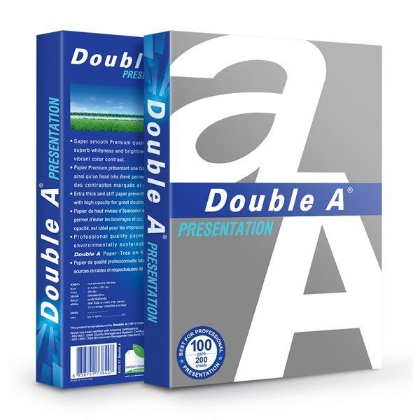 100 Gram Double a paper A4 Size Ream  (200 Sheet)