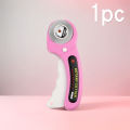 45mm Rotary Cutter Ergonomic Handle Rolling Cutter with Safety Lock for Fabric, Leather, Crafting, Sewing, Quilting.