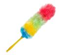 Beautiful Rainbow Feather Duster Cleaning Brush in Multi Colors. 