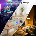 RGB Gaming Keyboard and Mouse and Headphones Combo with FREE Mousepad in Low price ~ Mechanical Feeling Gaming Key Board with 7 light RGB Gaming Mouse ~ Wired Keyboards for Mobile Gaming, Pubg, Laptop, PC, Minecraft, Xbox - 112 Keys - By FunBug. 