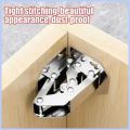 2/4/10PCS 90 Degree Cabinet Hinges No-Drilling HoleHydraulic Buffer Hinge Kitchen Cabinet Cupboard Hinges Furniture Hardware.