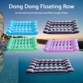 2025 New Water Recliner Hammock Foldable Floating Lounger Air Mattress PVC Inflatable Water Sleeping Bed Summer Pool Party Play. 