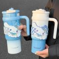 1pc Hello Kitty Stainless Steel Insulated Cup, 900ML Large Capacity Cute Water Cup, Christmas , Car Cup & Portable Coffee Mu.