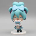 Hatsune Miku Anime Figurine Holding Cinnamoroll Bean Eyed Kawaii Tabletop Decorations Action Figures Doll Model Children ToyGift. 