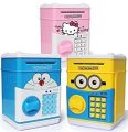Electronic Piggy Bank, Mini ATM Machine, Money Bank Cash Coins Saving Box for Kids. 