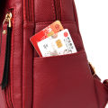 Luxury Women Leather Backpacks for Girls Sac A Dos Casual Daypack Black Vintage Backpack School Bags for Girls Mochila Rucksack. 